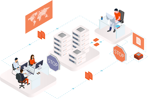 File transfer, input and clipboard permissions for remote access with Iperius